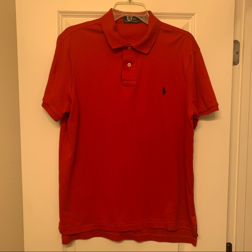 Men’s Red Polo Ralph Lauren Shirt L
